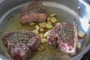 Garlic Herb Crusted Lamb Chops