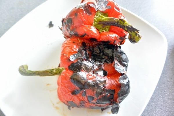 Grilled Roasted Red Peppers