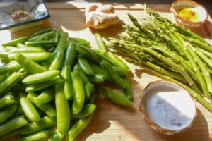 Sauteed Sugar Snap Peas Asparagus Recipe