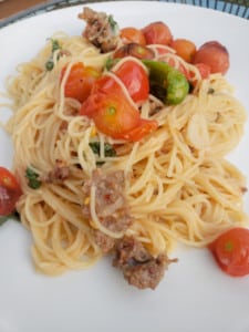 Fresh Tomato Basil Sausage Pasta