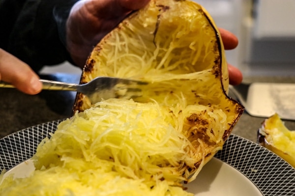 Cacio E Pepe Spaghetti Squash