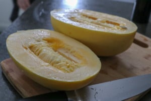 Cacio E Pepe Spaghetti Squash