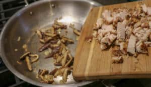 Ravioli with Chicken and Mushrooms