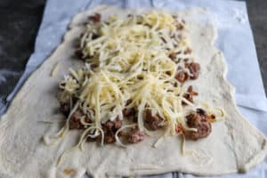 Sausage Cheese Stuffed Bread