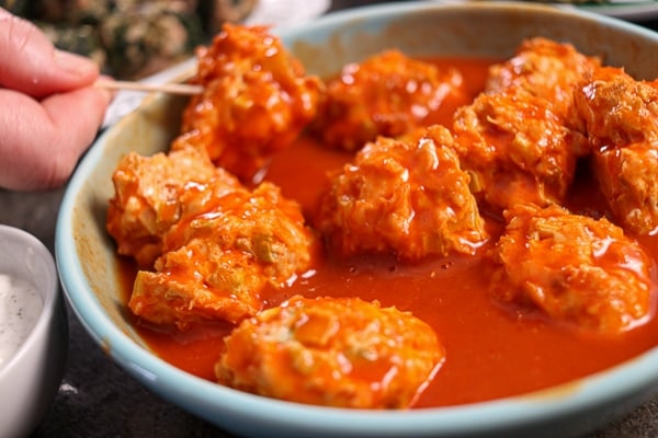 Buffalo Chicken Meatballs