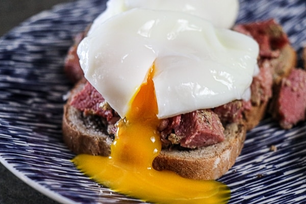 Corned Beef with Poached Egg