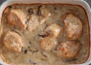 Creamy Mushroom Sherry Chicken