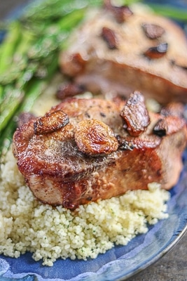 Pan Fried Crispy Garlic Pork Chops