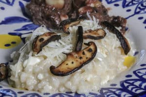 Cheesy Mushroom Risotto