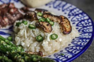 Cheesy Mushroom Risotto