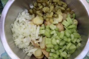 Traditional Dill Pickle Potato Salad