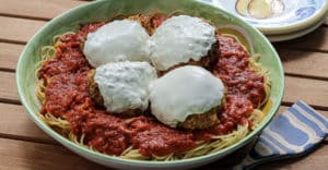 Air Fryer Chicken Parmesan with Pasta