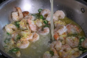 Creamy Lemon Pasta with Shrimp