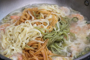 Creamy Lemon Pasta with Shrimp