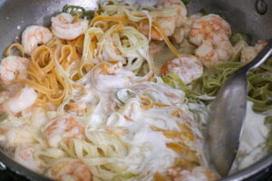 Creamy Lemon Pasta with Shrimp