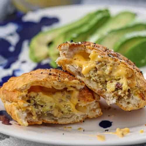 Air Fryer Sausage, Egg and Cheese Biscuit Bombs! - Belly Laugh Living