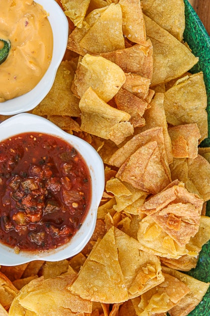 Homemade Air Fryer Tortilla Chips