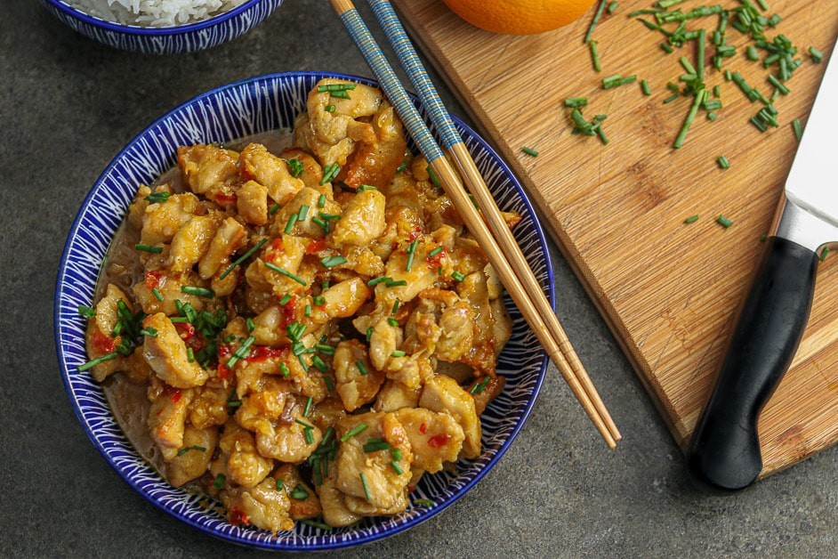 Air Fryer Orange Chicken