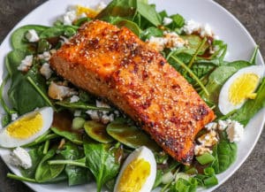 Air Fryer Sesame Salmon