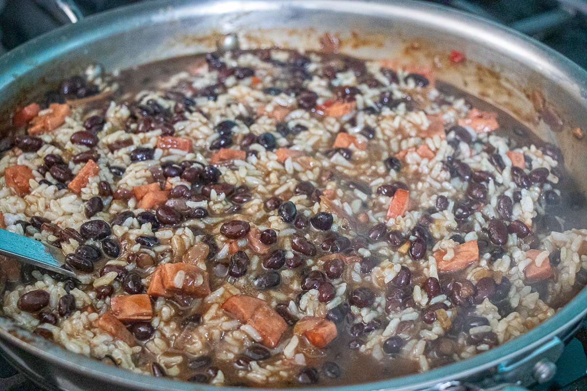 black beans and rice