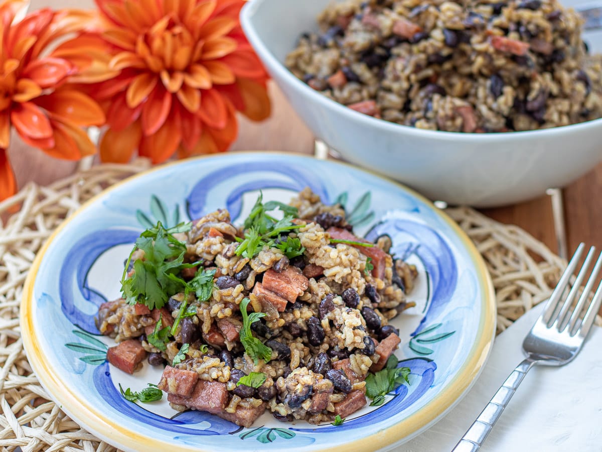 black beans and rice