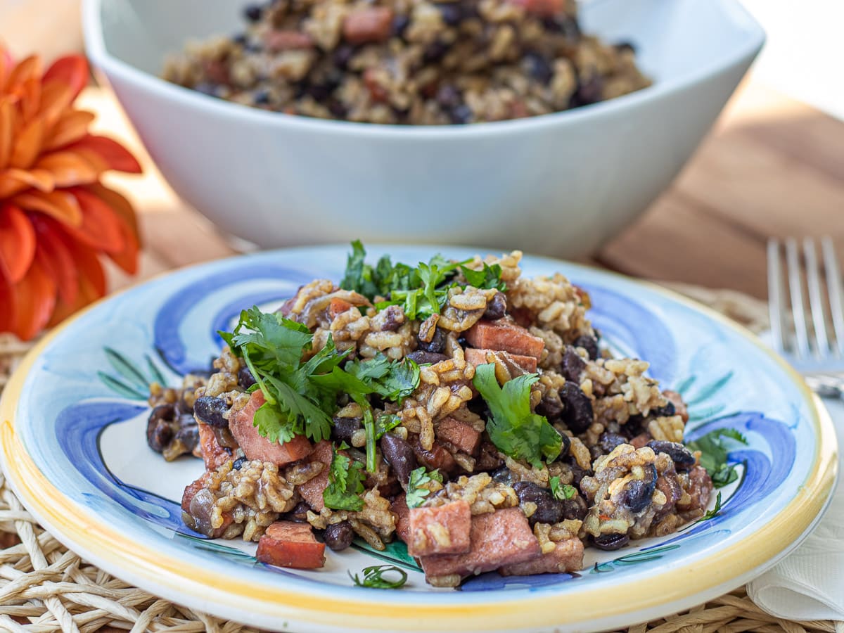 black beans and rice