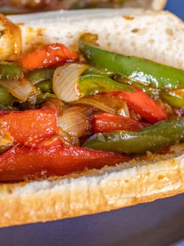 Hot Italian Sausage with Peppers and Onions-Feature